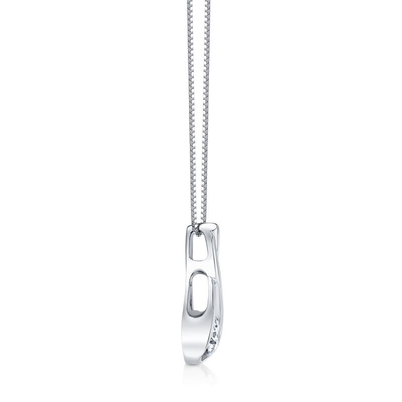 Lab Grown Diamond Sirena Pendant in 14k White Gold image number null